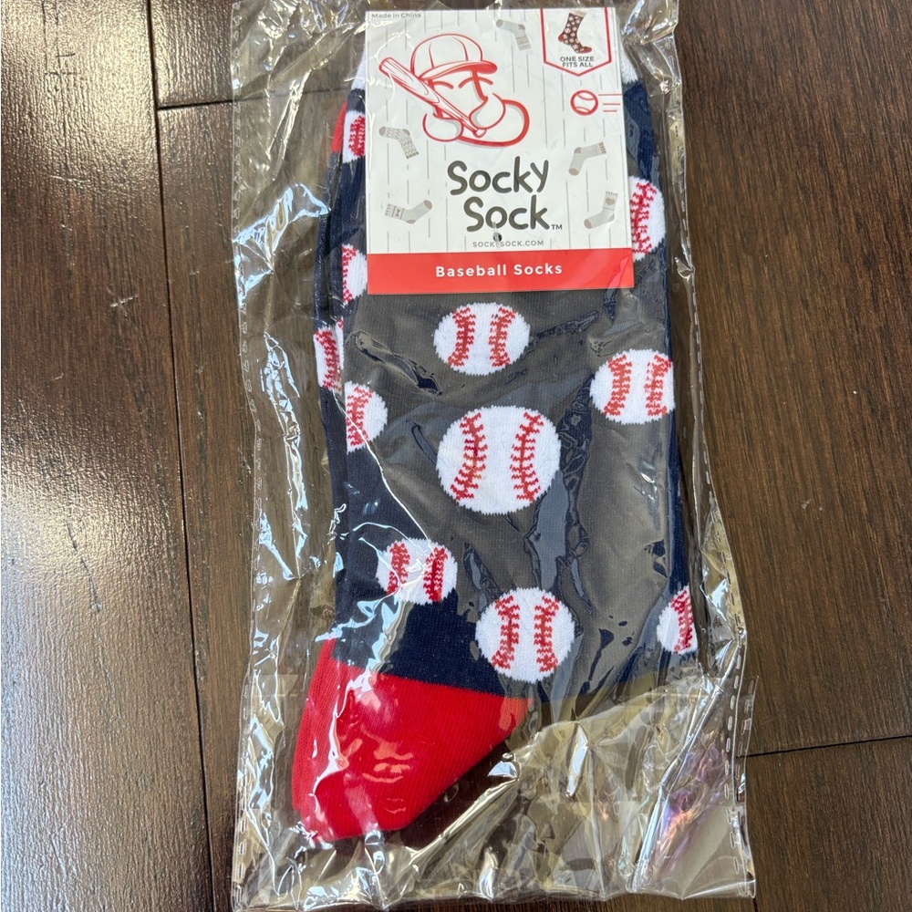 Baseball Socks - Red and Blue